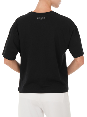 ΓΥΝΑΙΚΕΙΟ T-SHIRT SYNENOSIS | Μαύρο S