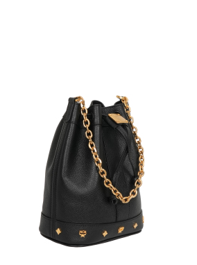ΓΥΝΑΙΚΕΙΑ ΔΕΡΜΑΤΙΝΗ ΤΣΑΝΤΑ ΩΜΙΥ DESSAU NEW DRAWSTRING | Μαύρο