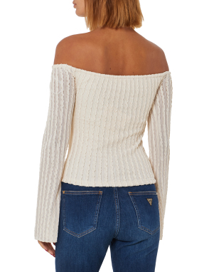 ΓΥΝΑΙΚΕΙΑ OFF SHOULDER ΜΠΛΟΥΖΑ | Εκρού S