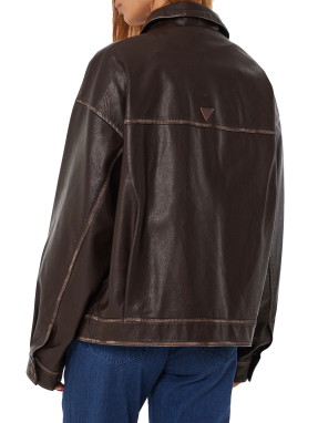 ΓΥΝΑΙΚΕΙΟ JACKET | Καφέ Σκούρο S
