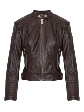 ΓΥΝΑΙΚΕΙΟ JACKET | Καφέ Σκούρο S
