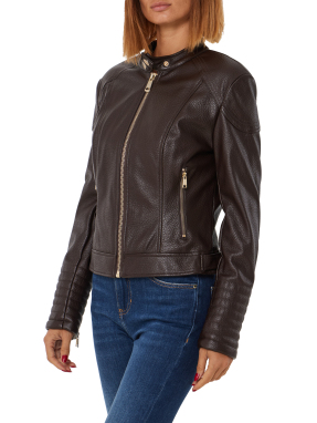 ΓΥΝΑΙΚΕΙΟ JACKET | Καφέ Σκούρο S