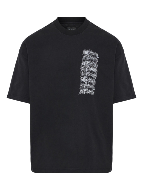 ΑΝΔΡΙΚΟ T-SHIRT REPEAT | Μαύρο S