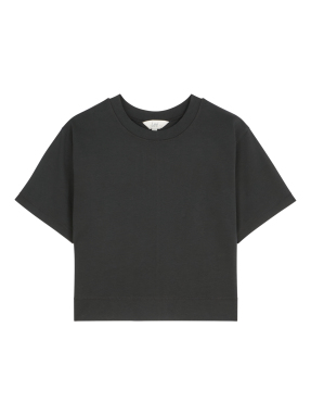 ΓΥΝΑΙΚΕΙΟ CROPPED T-SHIRT | Μαύρο S