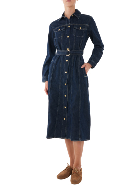 ΜΙΝΤΙ DENIM ΦΟΡΕΜΑ | Μπλε Σκούρο G0961 EU 40