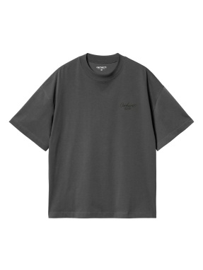 ΑΝΔΡΙΚΟ SIGNATURE SCRIPT T-SHIRT | Γκρι Σκούρο XL