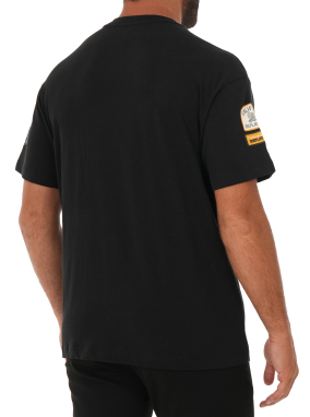 ΑΝΔΡΙΚΟ T-SHIRT ΜΕ PATCHES | Μαύρο L