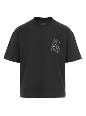 ΑΝΔΡΙΚΟ T-SHIRT LINX | Μαύρο WASHED BLACK XL