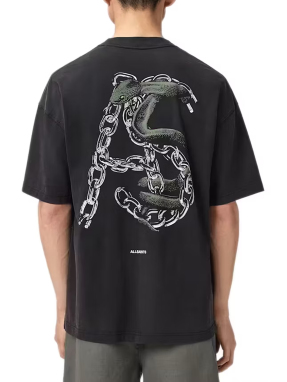 ΑΝΔΡΙΚΟ T-SHIRT LINX | Μαύρο WASHED BLACK XL