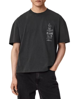 ΑΝΔΡΙΚΟ T-SHIRT IGNIS | Μαύρο WASHED BLACK XL