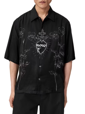 ΑΝΔΡΙΚΟ ΠΟΥΚΑΜΙΣΟ FLEUR | Μαύρο BLACK XL