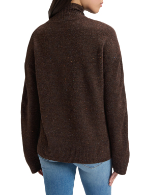 ΓΥΝΑΙΚΕΙΟ ΠΛΕΚΤΟ ΠΟΥΛΟΒΕΡ | Καφέ Σκούρο S