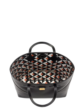 ΓΥΝΑΙΚΕΙΑ ΔΕΡΜΑΤΙΝΗ ΤΣΑΝΤΑ ΩΜΟΥ DIA SHOPPER LARGE | Μαύρο BLACK