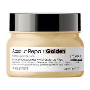 SERIE EXPERT ABSOLUT REPAIR ΧΡΥΣΗ ΜΑΣΚΑ ΓΙΑ ΤΑΛΑΙΠΩΡΗΜΕΝΑ ΜΑΛΛΙΑ | 250ml
