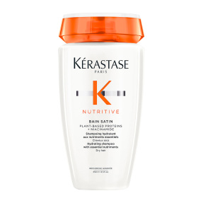 NUTRITIVE BAIN SATIN ΕΝΥΔΑΤΙΚΟ ΣΑΜΠΟΥΑΝ ΜΕ ΘΡΕΠΤΙΚΑ ΣΥΣΤΑΤΙΚΑ ΓΙΑ ΞΗΡΑ ΜΑΛΛΙΑ | 250ml
