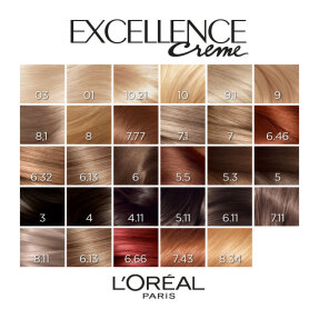 EXCELLENCE COOL CREMES | 48ml  6.11 ΨΥΧΡΟ-ΣΑΝΤΡΕ ΞΑΝΘΟ ΣΚΟΥΡΟ