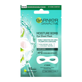 SKINACTIVE MOISTURE BOMB EYE TISSUE MASK WITH COCONUT WATER | 1pcs