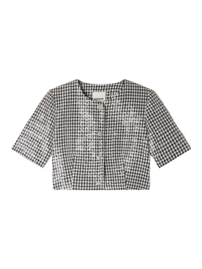 ΓΥΝΑΙΚΕΙΟ CROP ΤΟΠ ΜΕ ΠΑΓΙΕΤΑ | Μαύρο FR 38