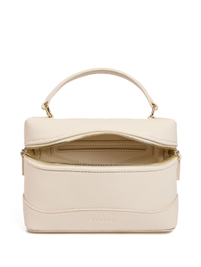 ΓΥΝΑΙΚΕΙΑ ΔΕΡΜΑΤΙΝΗ ΤΣΑΝΤΑ ΧΕΙΡΟΣ | Εκρού