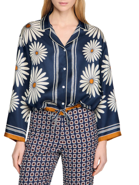 ΓΥΝΑΙΚΕΙΟ ΜΕΤΑΞΩΤΟ ΠΟΥΚΑΜΙΣΟ | Μπλε M