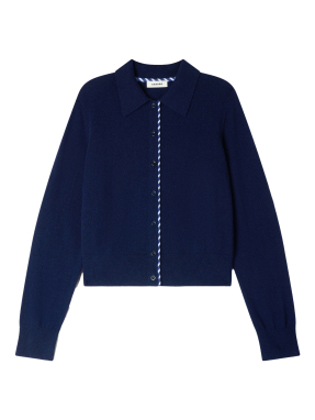 ΓΥΝΑΙΚΕΙΑ ΜΑΛΛΙΝΗ ΖΑΚΕΤΑ | Μπλε Σκούρο M