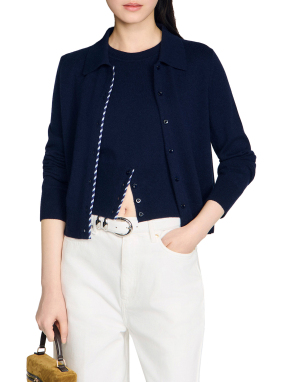 ΓΥΝΑΙΚΕΙΑ ΜΑΛΛΙΝΗ ΖΑΚΕΤΑ | Μπλε Σκούρο M