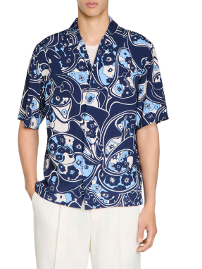 ΑΝΔΡΙΚΟ ΚΟΝΤΟΜΑΝΙΚΟ ΠΟΥΚΑΜΙΣΟ | Μπλε Σκούρο M