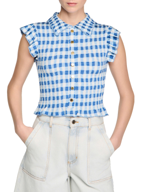 ΓΥΝΑΙΚΕΙΟ ΑΜΑΝΙΚΟ ΤΟΠ | Μπλε S