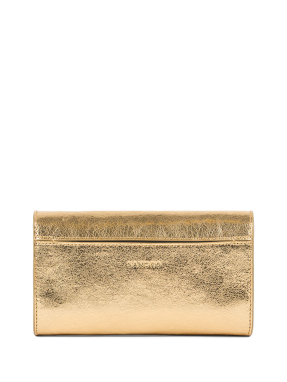 ΓΥΝΑΙΚΕΙΟ ΔΕΡΜΑΤΙΝΟ CLUTCH | Χρυσό