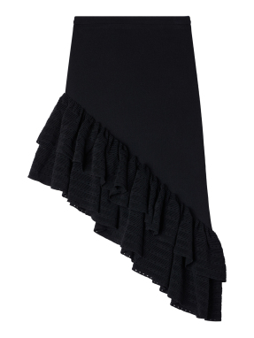 ΜΙΝΙ ΑΣΥΜΜΕΤΡΗ ΦΟΥΣΤΑ | Μαύρο FR 40