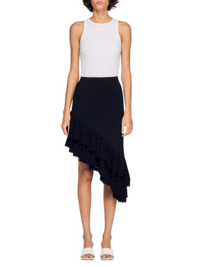 ΜΙΝΙ ΑΣΥΜΜΕΤΡΗ ΦΟΥΣΤΑ | Μαύρο FR 40