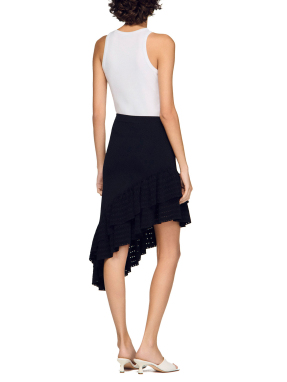 ΜΙΝΙ ΑΣΥΜΜΕΤΡΗ ΦΟΥΣΤΑ | Μαύρο FR 40