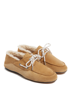 ΓΥΝΑΙΚΕΙΑ SUEDE LOAFERS | Camel 13 41