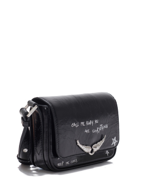 ΓΥΝΑΙΚΕΙΑ ΤΣΑΝΤΑ ΧΙΑΣΤΙ LE ZAZI VINTAGE GRAFFITI | Μαύρο