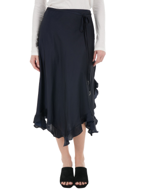 ΜΙΝΤΙ ΦΟΥΣΤΑ JETO SATIN | Μπλε Σκούρο FR 36