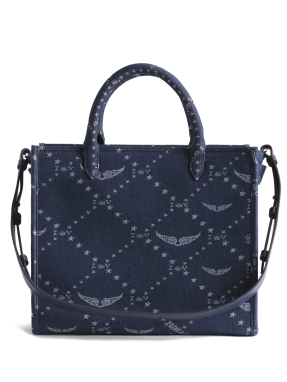 ΓΥΝΑΙΚΕΙΑ DENIM ΤΣΑΝΤΑ ΧΕΙΡΟΣ ANGEL TOTE | Μπλε Σκούρο