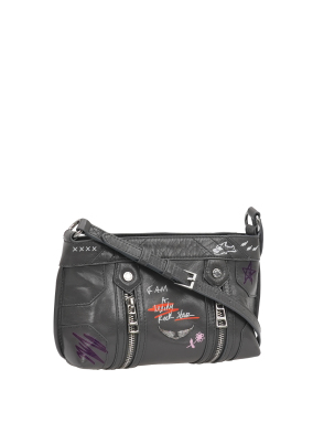 ΓΥΝΑΙΚΕΙΑ ΤΣΑΝΤΑ ΩΜΟΥ SUNNY MOOD | Γκρι Σκούρο