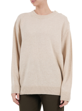 ΓΥΝΑΙΚΕΙΟ ΠΟΥΛΟΒΕΡ SWYNA | Μπεζ XXS/XS