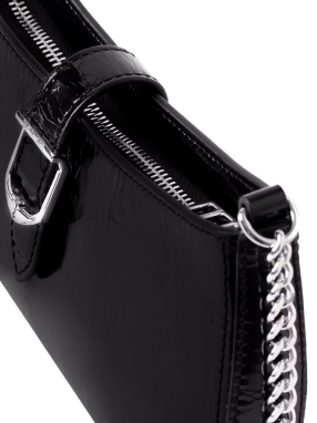 ΓΥΝΑΙΚΕΙΑ ΤΣΑΝΤΑ ΩΜΟΥ JANIS VINTAGE PATENT | Μαύρο