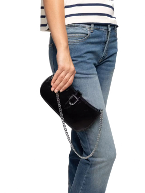 ΓΥΝΑΙΚΕΙΑ ΤΣΑΝΤΑ ΩΜΟΥ JANIS VINTAGE PATENT | Μαύρο