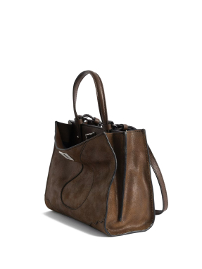 ΓΥΝΑΙΚΕΙΑ SUEDE ΤΣΑΝΤΑ ΧΕΙΡΟΣ JACK MINI | Καφέ