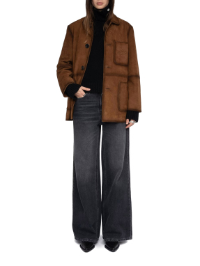 ΓΥΝΑΙΚΕΙΟ SUEDE JACKET | Καφέ S