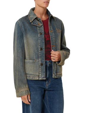 ΓΥΝΑΙΚΕΙΟ DENIM JACKET LESSA | Μπλε Σκούρο MEDIUM BLUE S