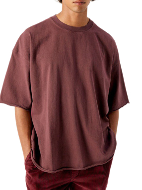 ΑΝΔΡΙΚΟ T-SHIRT | Μπορντό BURGUNDY VINTAGE S
