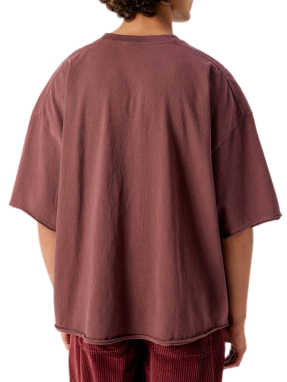 ΑΝΔΡΙΚΟ T-SHIRT | Μπορντό BURGUNDY VINTAGE S