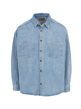 ΑΝΔΡΙΚΟ DENIM ΠΟΥΚΑΜΙΣΟ | Μπλε AUTHENTIQUE STONE XL