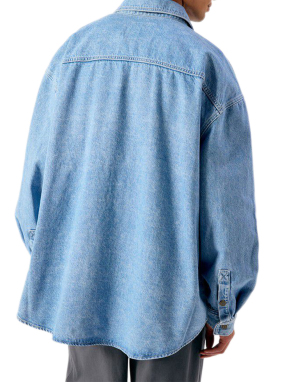 ΑΝΔΡΙΚΟ DENIM ΠΟΥΚΑΜΙΣΟ | Μπλε AUTHENTIQUE STONE XL