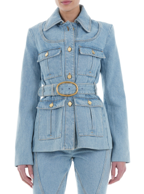 ΓΥΝΑΙΚΕΙΟ DENIM JACKET | Γαλάζιο EU 38