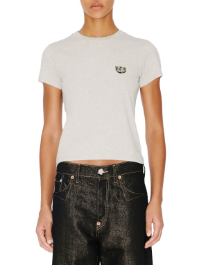 ΓΥΝΑΙΚΕΙΟ T-SHIRT WILD TIGER | Γκρι M