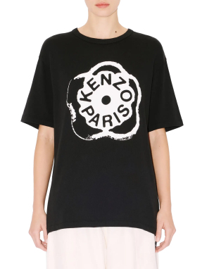 ΓΥΝΑΙΚΕΙΟ T-SHIRT BOKE FLOWER | Μαύρο M